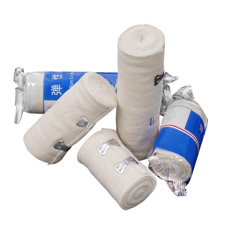 High Best Quality Bandage Rolls Elastic Plain High Elastic Bandage Ideal Medical And Sports Protection