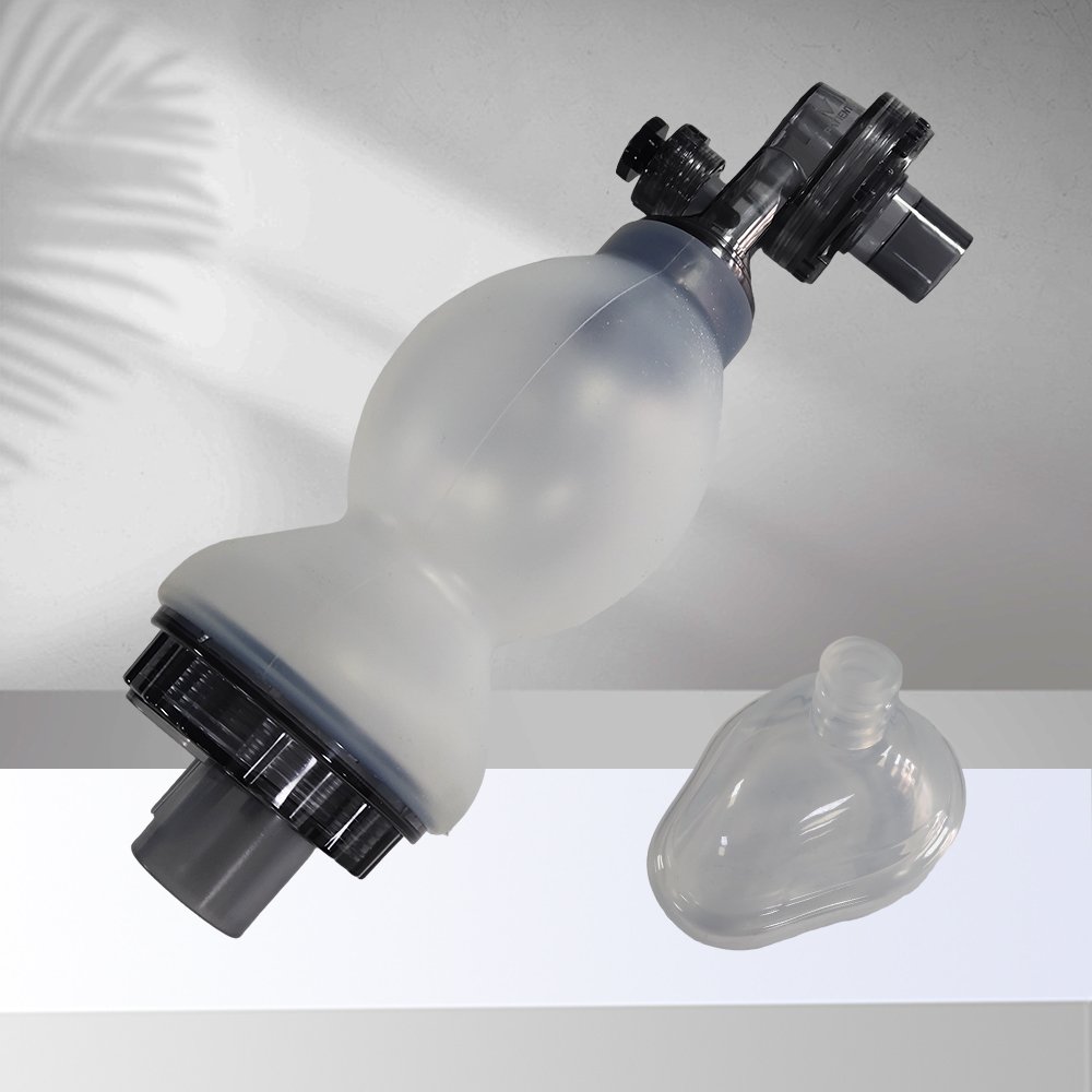 Pvc Mask Oxygen Valve Mask Solid Silicone Manual Resuscitator - Master ...