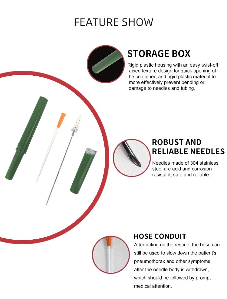 Ifak Tactical Disposable Chest Tension Pneumothorax Decompression Needle