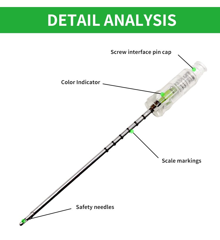 Hot Selling Pneumothorax Decompression Needle Great Chest Needle For Stopping Tension Pneumothorax