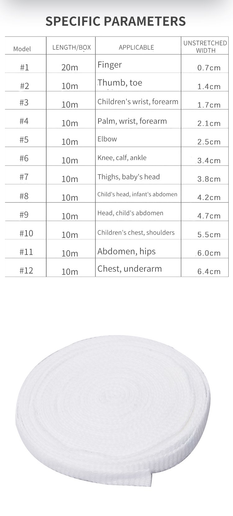 Elastic and Comfortable Mesh Bandage for Secure Wound Fixation