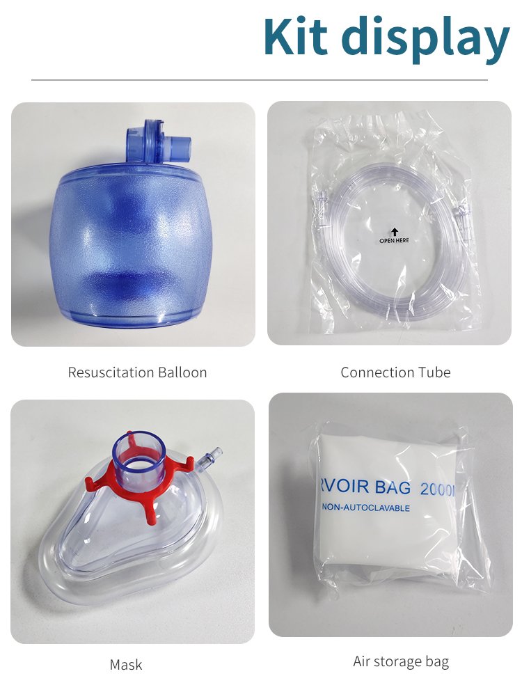 Pvc Manual Resuscitation Neonatal Resuscitation Ambu Bag