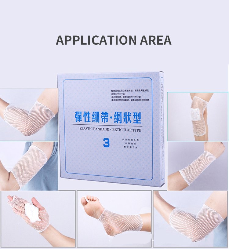 Elastic and Comfortable Mesh Bandage for Secure Wound Fixation