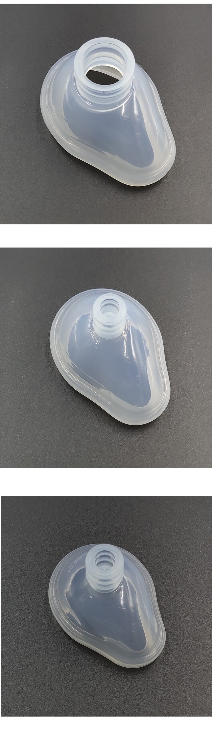 Pvc Mask Oxygen Valve Mask Solid Silicone Manual Resuscitator