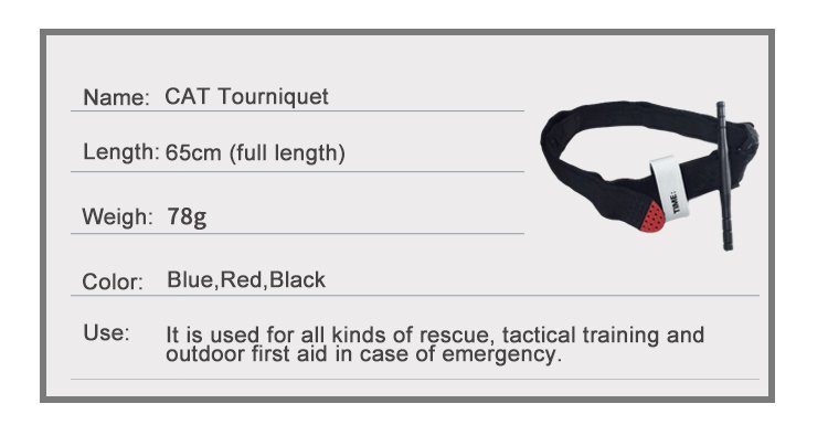 工厂批发CAT旋转式战术止血带