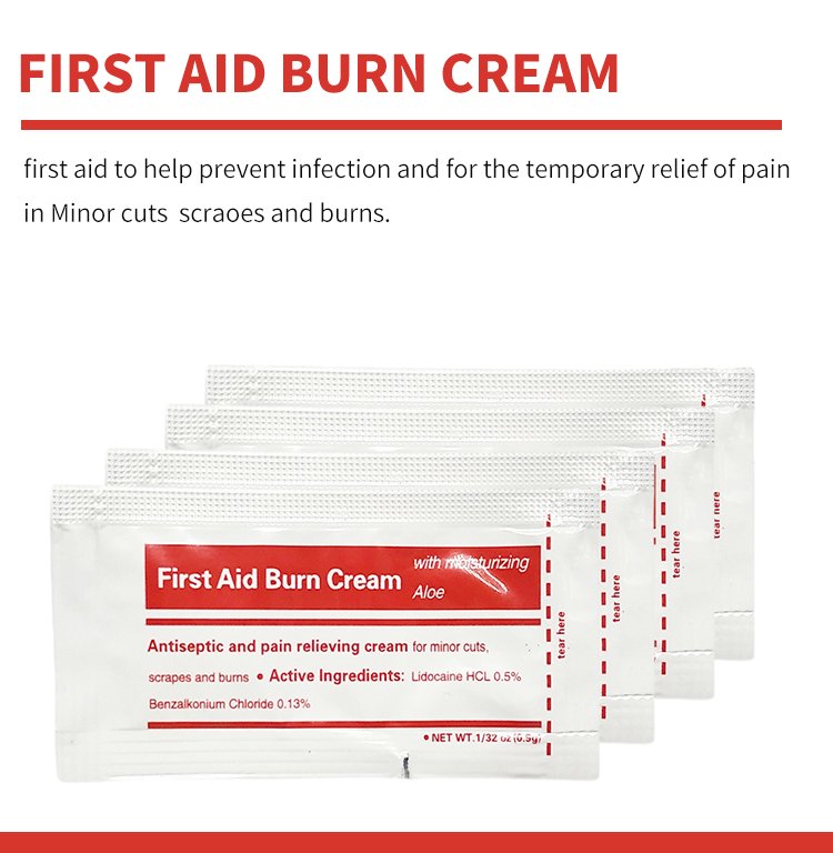 Portable emergency skin ointment for burns and scalds