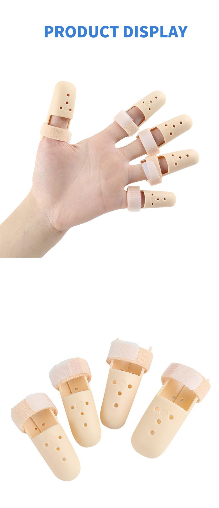 Emergency medical finger fracture fixation splint extensor tendon rupture corrector