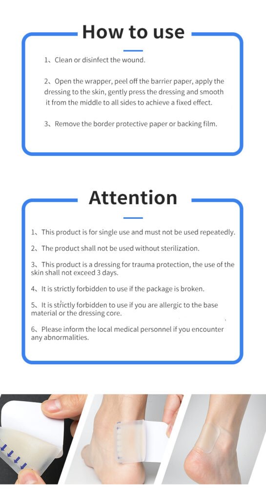 Medical hydrocolloid sterile wound dressing