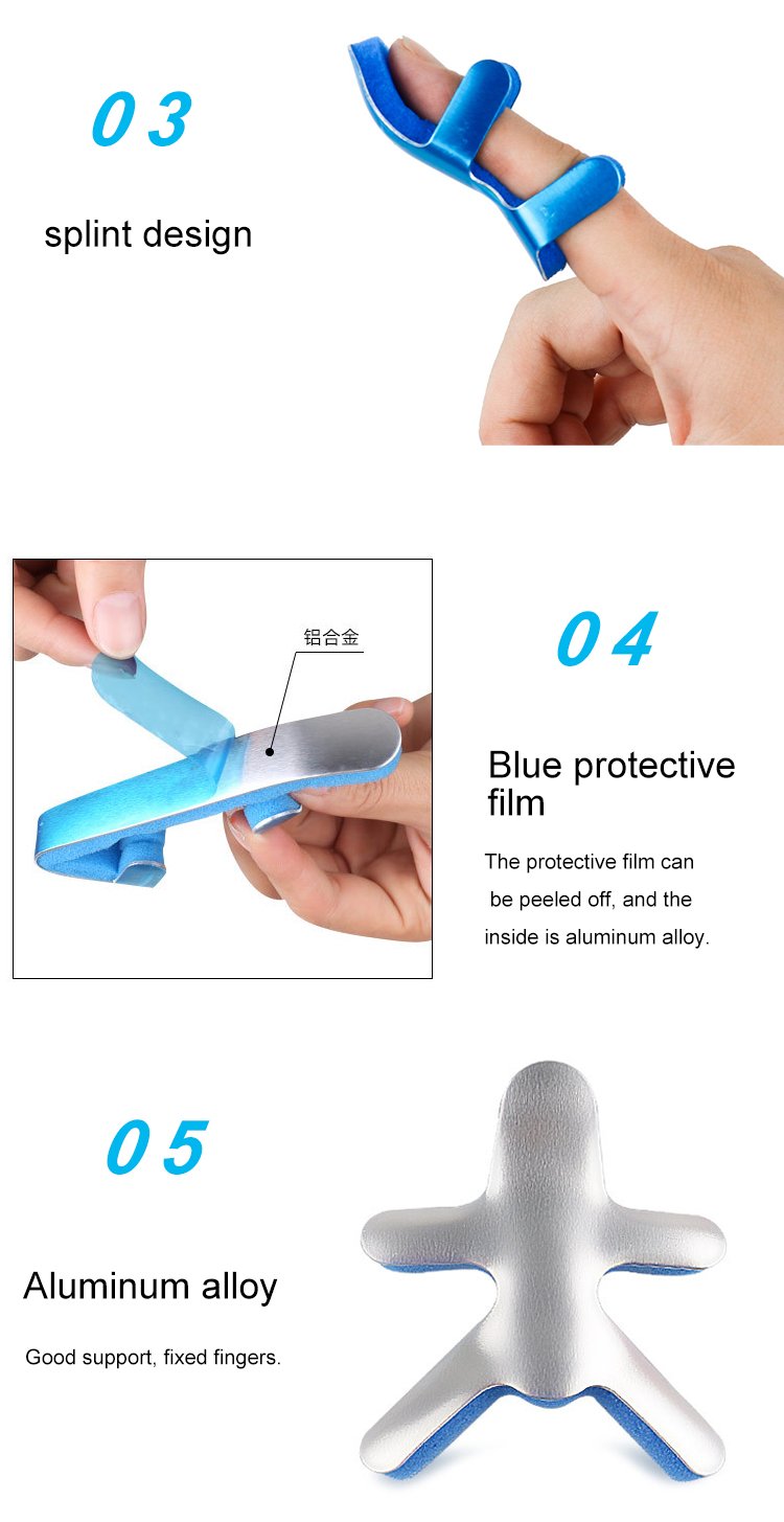 Sponge Finger Support Plasticity Sweat-absorbing Finger Brace Breathable Fixed Finger Splint