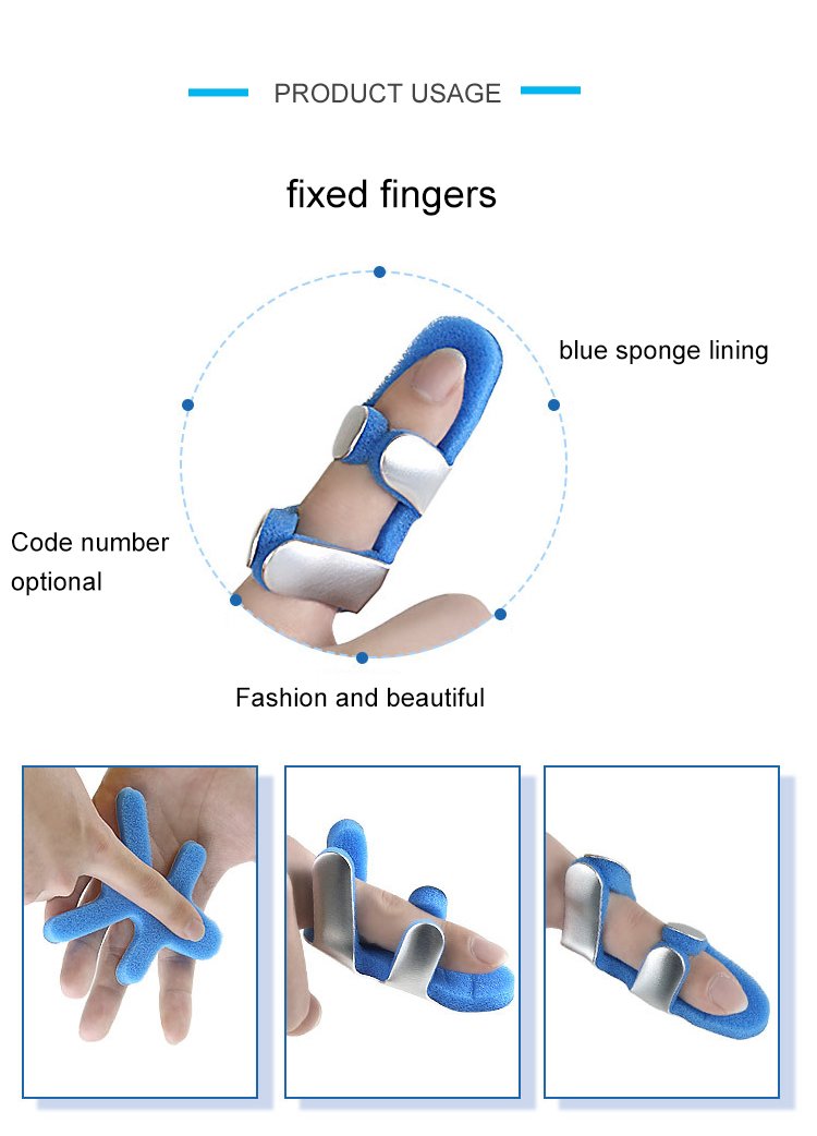 Sponge Finger Support Plasticity Sweat-absorbing Finger Brace Breathable Fixed Finger Splint