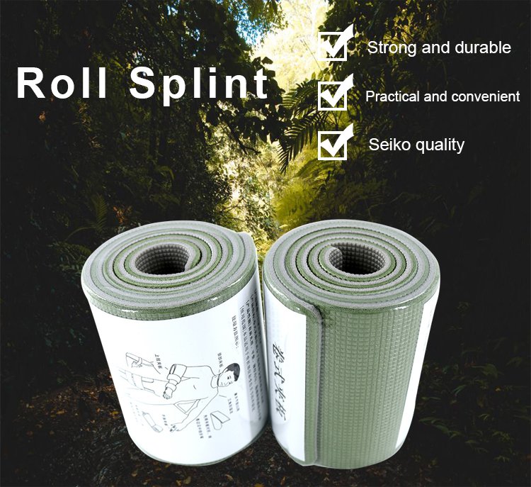 First aid splint polymer roll plastic aluminum national splint