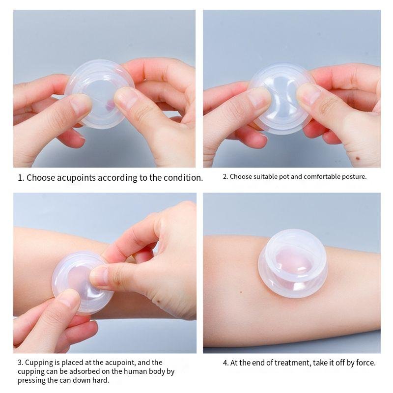 Cupping Therapy Sets Silicone Massage Cups Vacuum Suction Cups For Body Massage