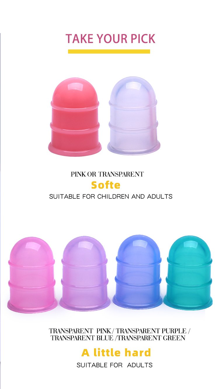 Chinese Pediatric Massage Cups Child Silicone Vacuum Therapy Cupping