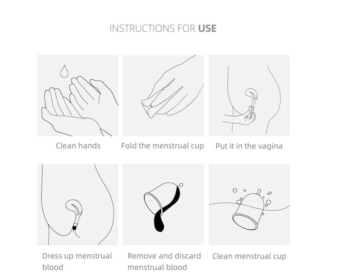 Manufacturer Reusable Silicone Safety Menstrual Cup Feminine Copa Menstrual