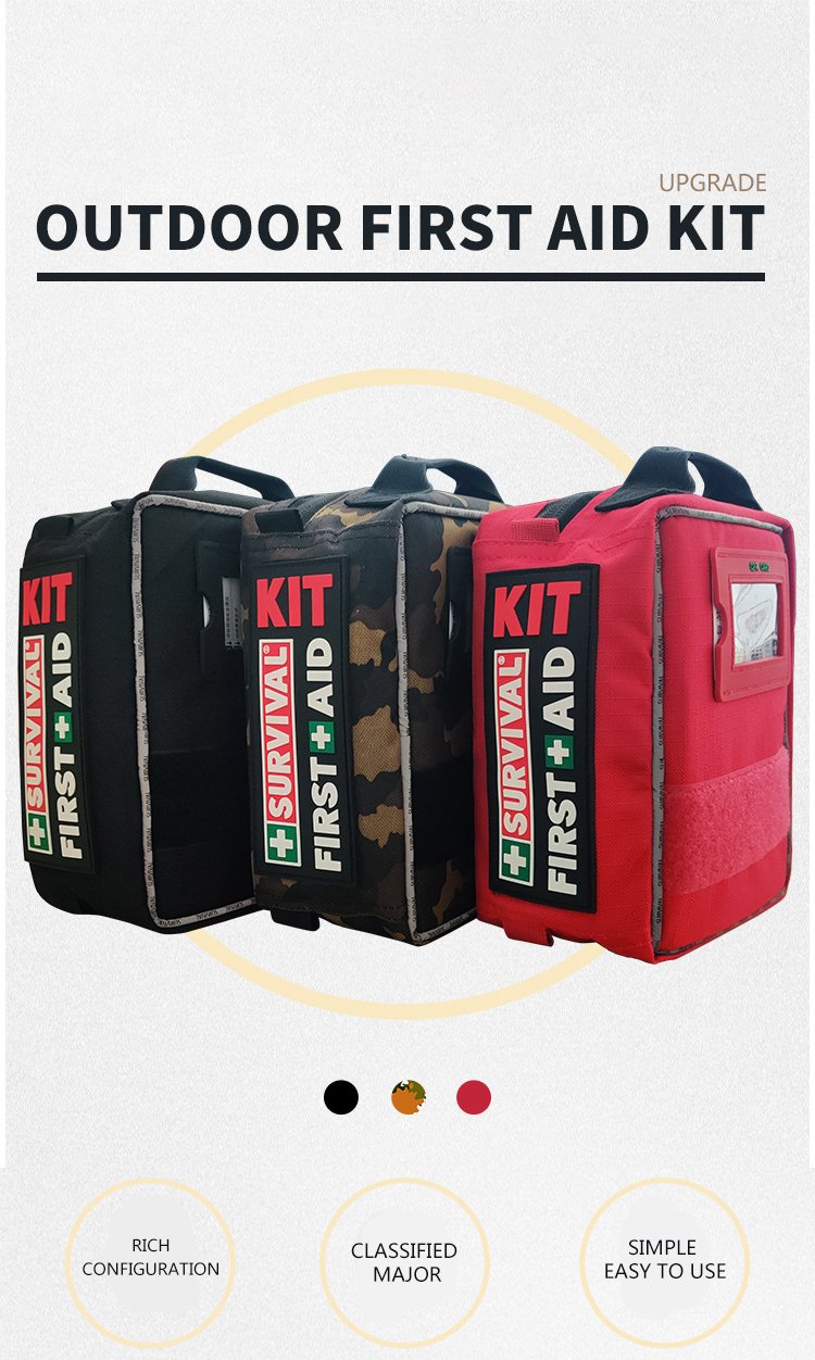 Upgraded Outdoor Emergency Lifesaving Equipment 26 in 1 First Aid Kit