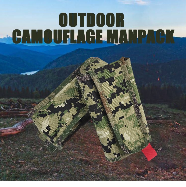 Outdoor Military Individual Tactical Camouflage Soldier Storage Pack