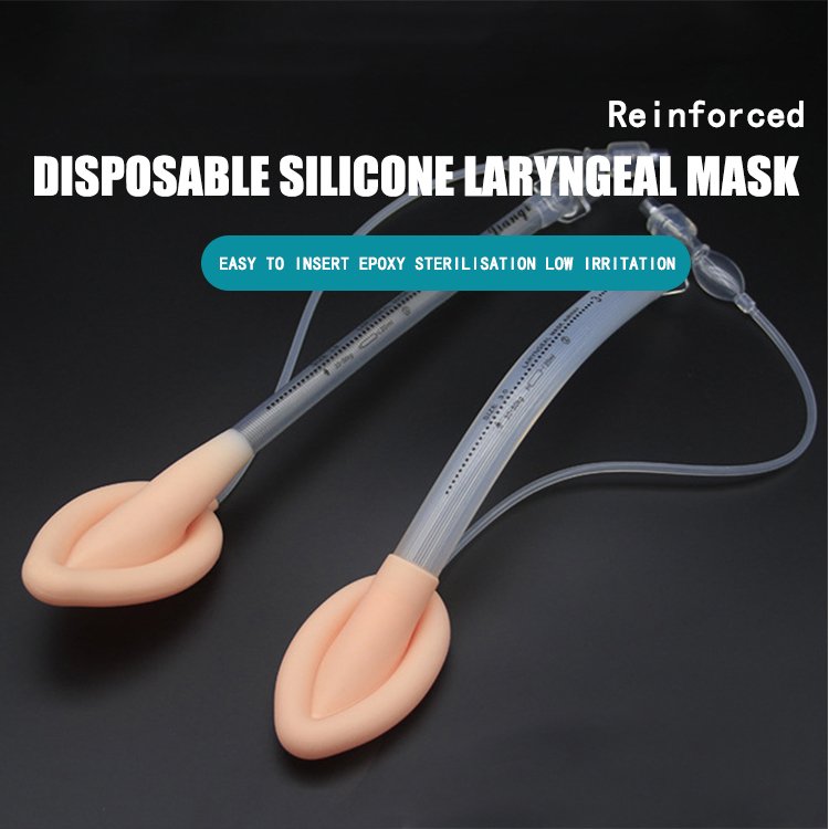 Disposable Medical Silicone Regular Reinforced Laryngeal Mask