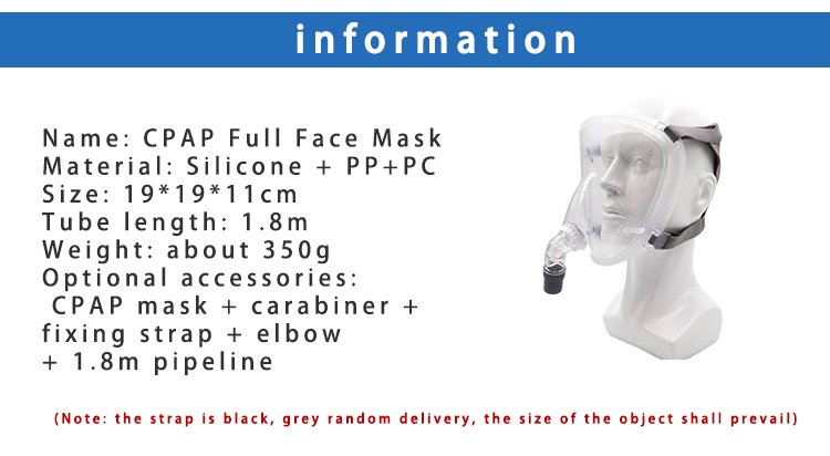 Wholesale Medical Sleep Oxygen Nasal Breathing Cpap Full Face Mask