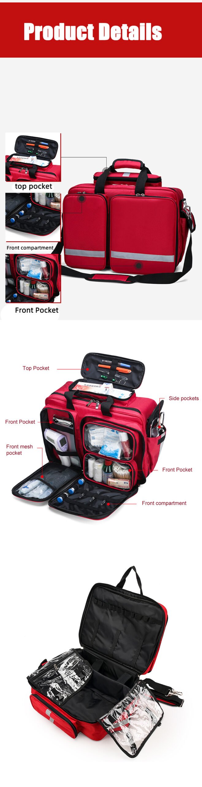 Customized Trauma First Aid Rescue Tool Medical Kit