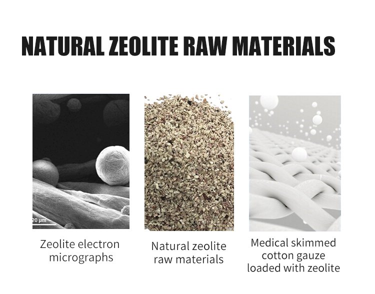 Wholesale of tactical medical and military fast hemostatic zeolite dressings in factories