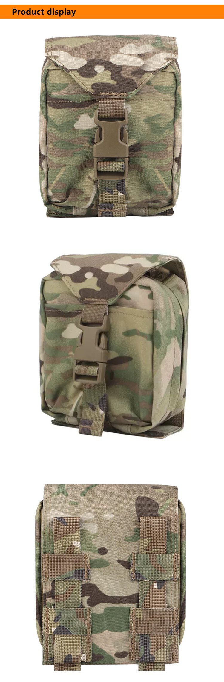 Personal Nylon Tactical Multi-Purpose Molle First Aid Medical Bag