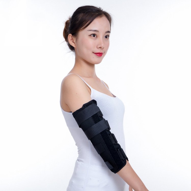 Factory neutral adjustable elbow support arm fixator support compression sleeve elbow clamp elbow joint straightening brace