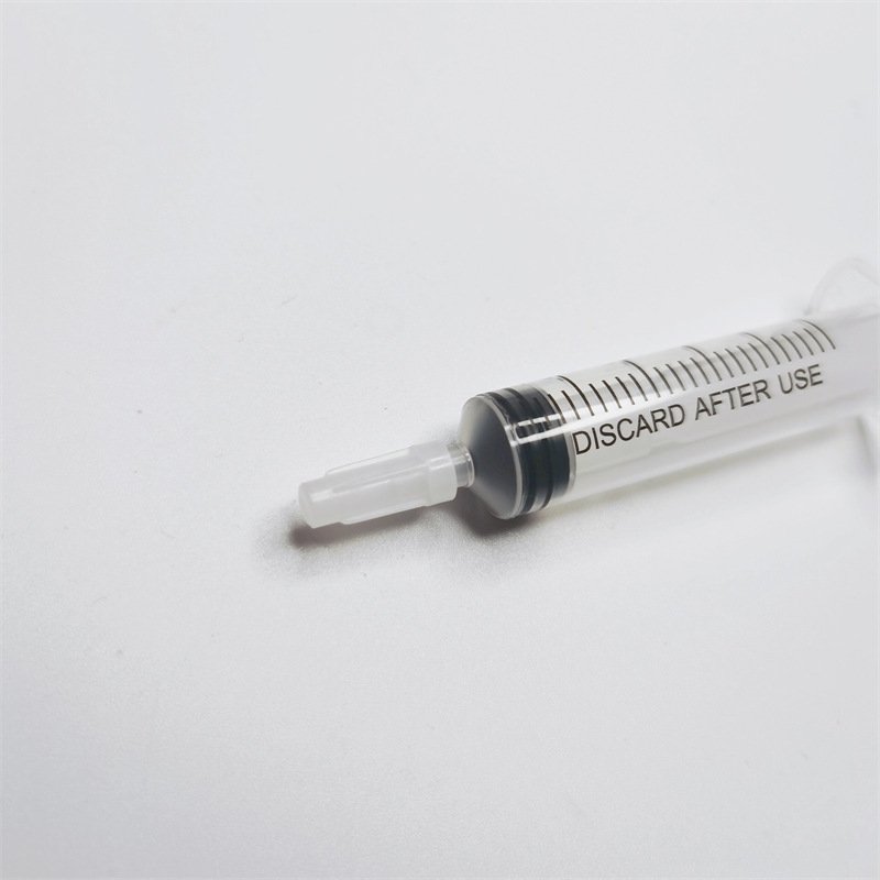 Plastic sealed leak proof plug syringe straight mouth spiral mouth ...