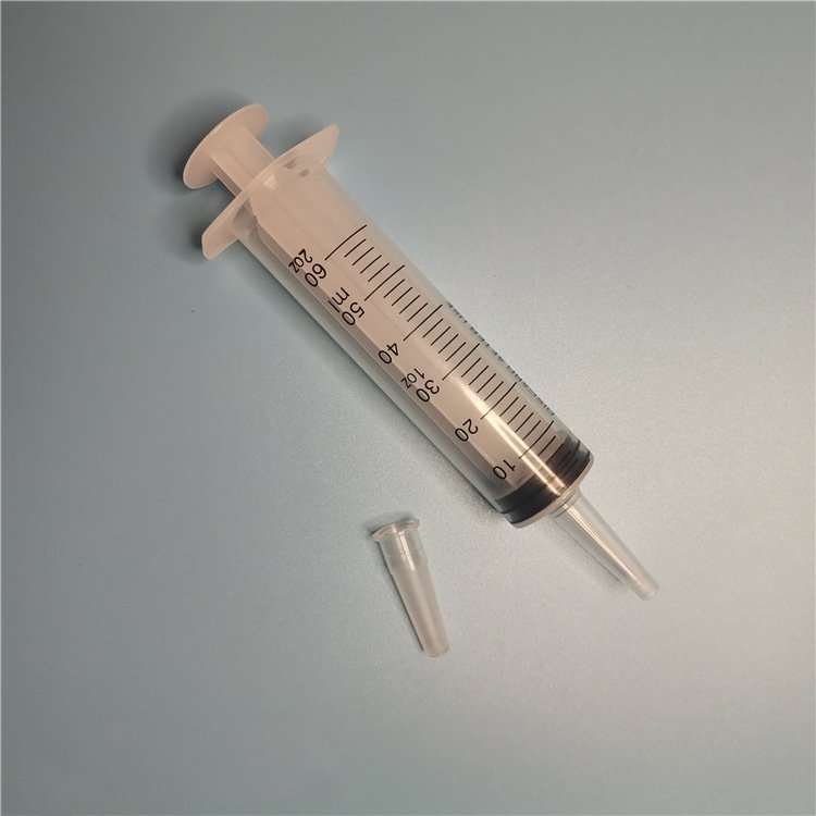 Factory direct sales of 60ml high-capacity plastic syringes, manual syringes, dispensing ink injections, pet feeding injections