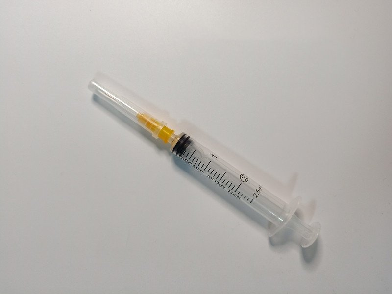 Medical disposable veterinary syringes with multiple capacities, sterile syringes with needles, plastic syringes