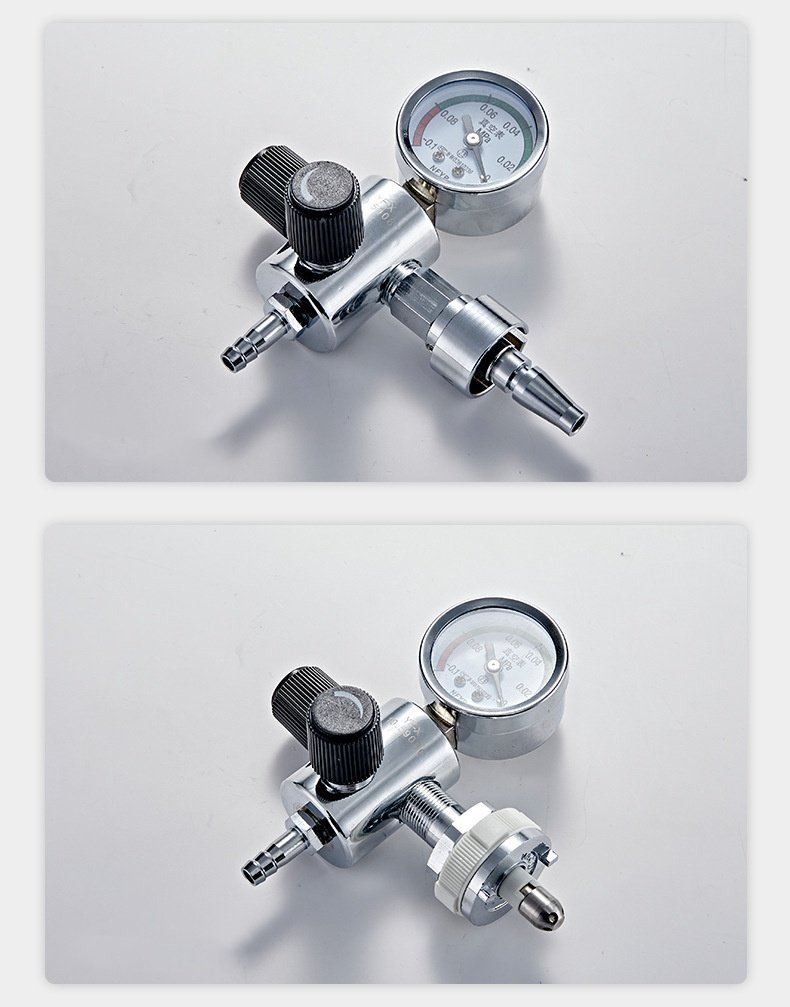 Medical inhalation valve British standard equipment Pressure inhalation device suction gauge valve Vacuum gauge