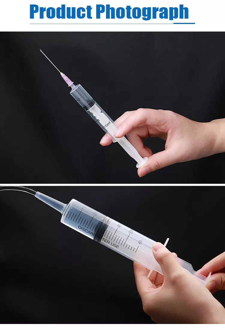 Disposable Syringe Animal Wholesale Needle Free Plastic Syringe Small Size 3ml 1ml 5ml 20ml