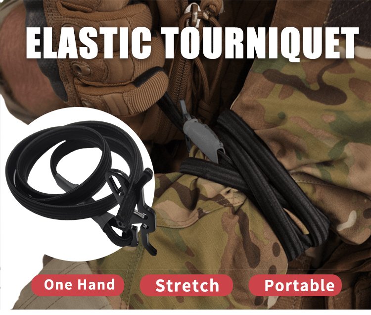 New Outdoor Military Regulations Butterfly Tourniquet Elastic Band Adventure Wilderness Emergency Anti Drug Belt