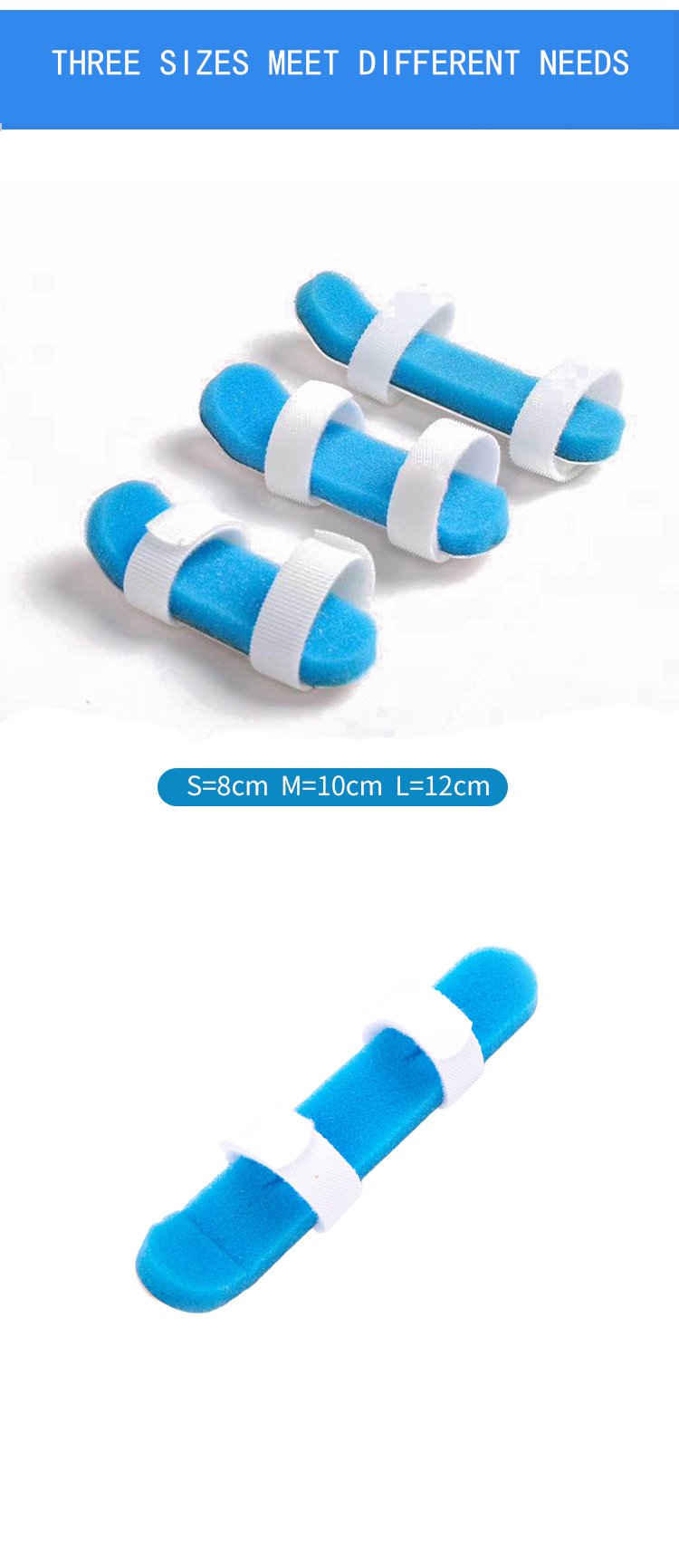 Manufacturer Direct Sales Finger Fixation Clamp Aluminum Alloy Sponge Finger Fracture Fixation Set Finger Orthotic Device