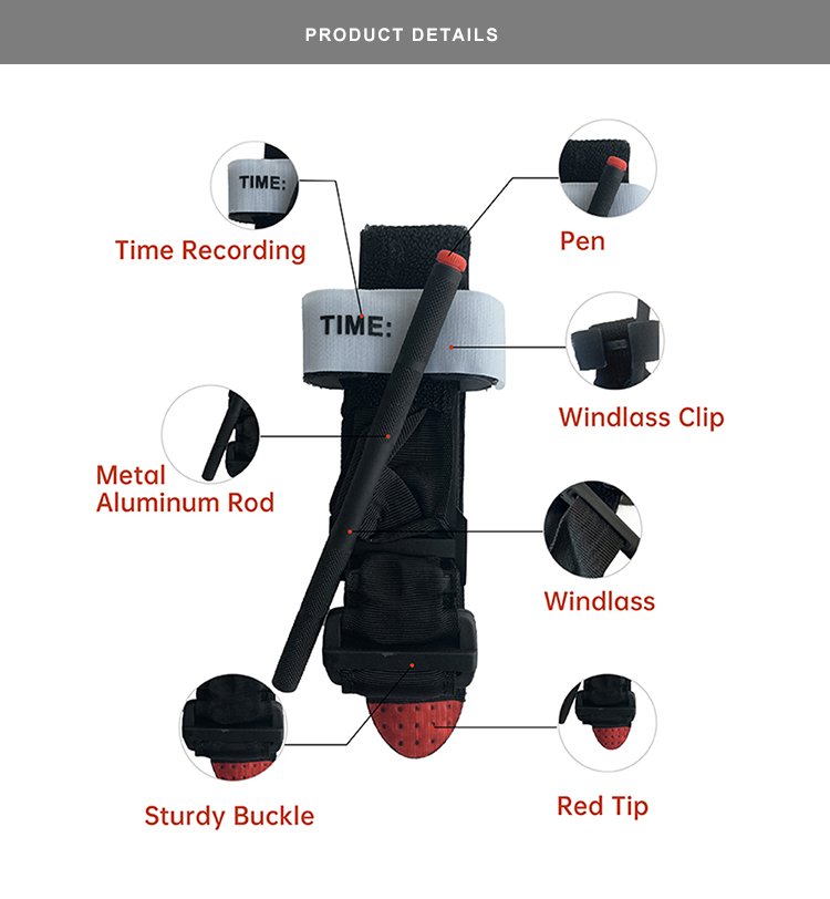 CAT Tourniquet One Handed Operation Tactical Emergency Spinning Tourniquet Outdoor Emergency Bandage