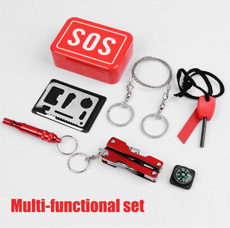 Survival Gear Kit Emergency Survival Tools Sos Earthquake Aid Equipment emergency kit