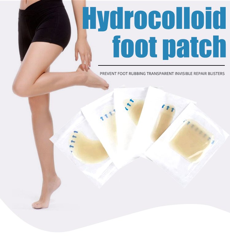 Hydrocolloid Heel Patch Wound Dressing Band-Aid Foot Female Anti-Friction Foot Blister Wear Protection Foot Patch Dressing