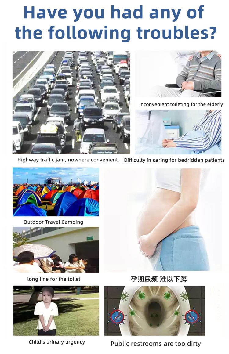 Emergency Urine bag Disposable Urinal Urinal For Women Car Mounted Urine Portable Toilet For Men Universal Urine Collection