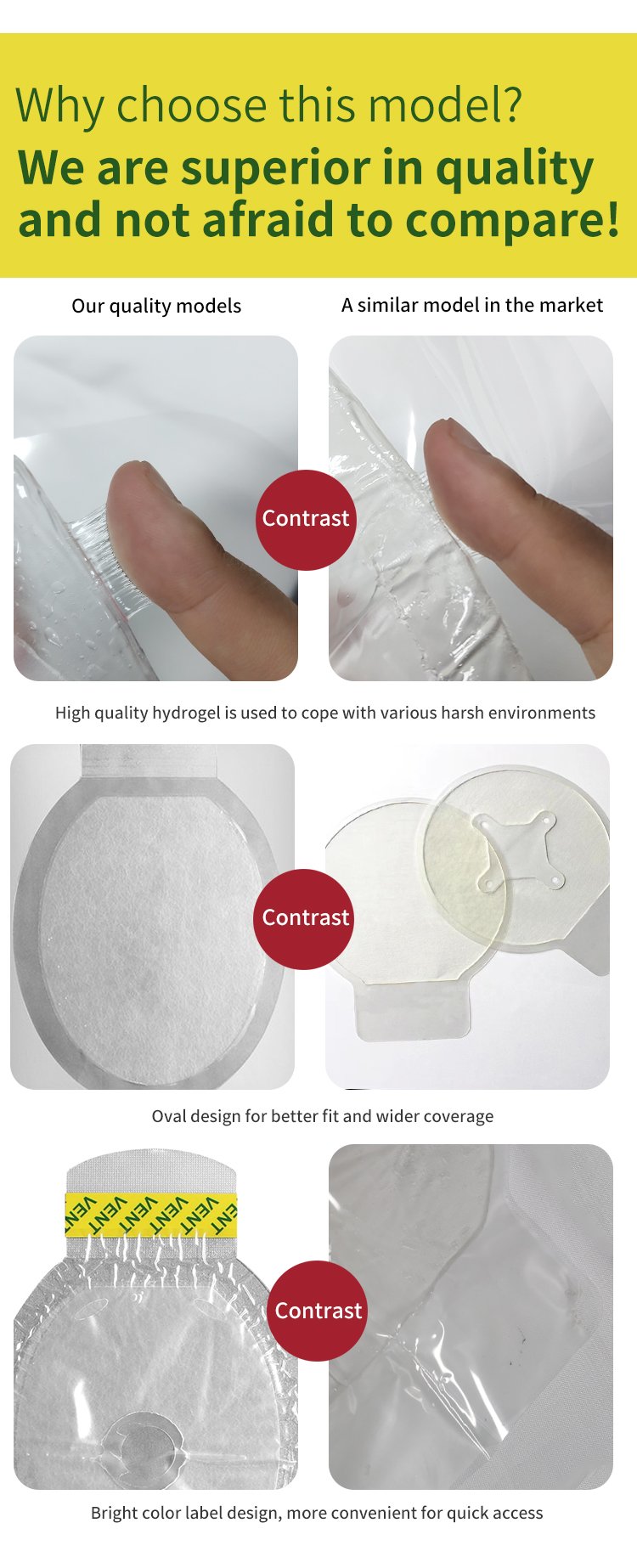 Manufacturers Wholesale Hydrogel Chest Closure Patch Outdoor Training Emergency Chest Mountaineering Adventure Portable Hydrogel