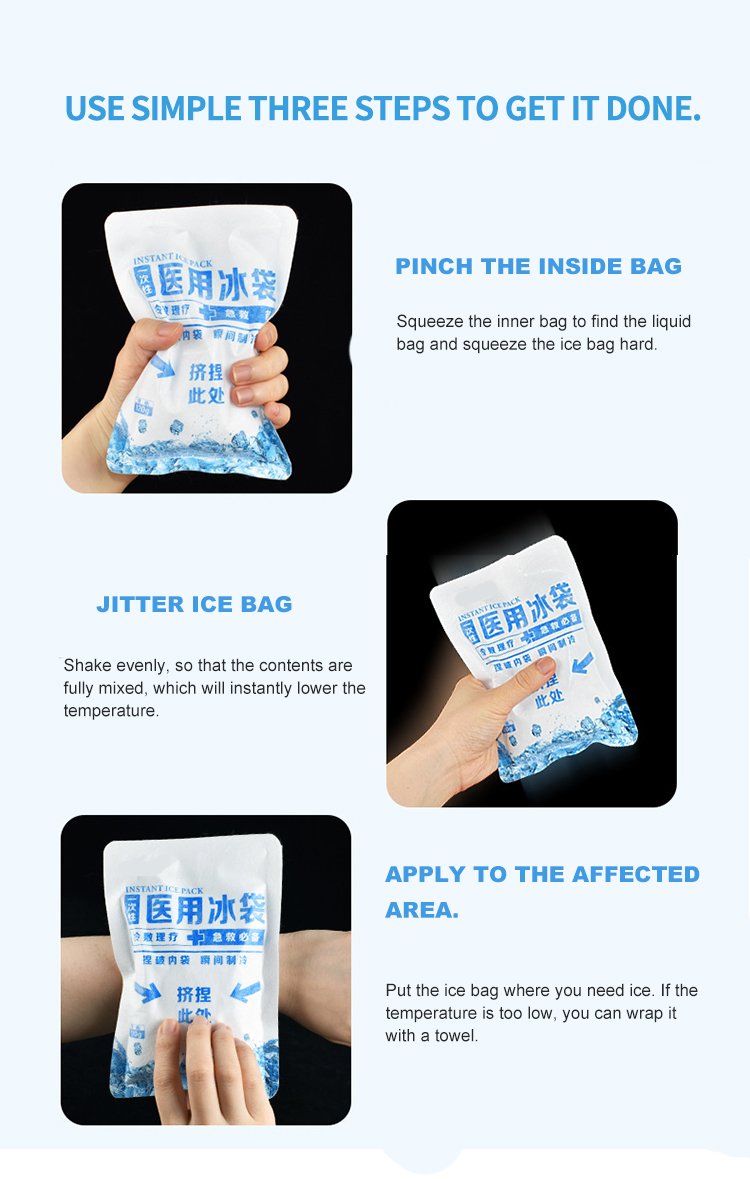 Physical Cooling Ice Pack Disposable Ice Pack Antipyretic Physical Quick Cooling Home Children's Portable Cold Compress Ice Pack Outdoor