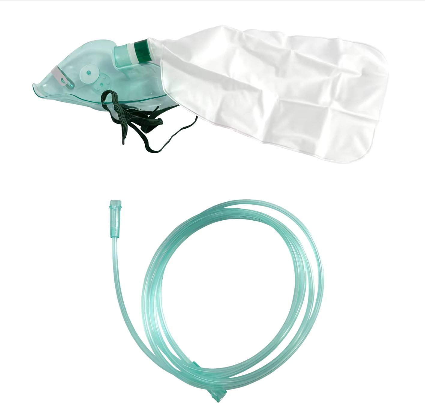 Factory direct sales of High Concentration Adult Non-rebreather Oxygen Face Mask with Elastic Reservoir Bag, Medical Consumables - Source Factory Manufacturer
