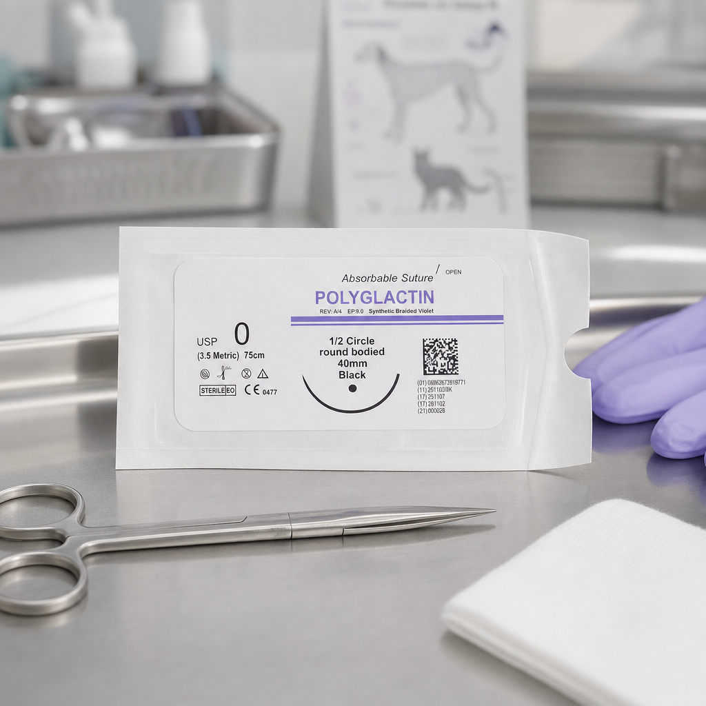 Medical Supplier Pga /polyglycolic Acid Surgical Needled Suture Thread With Suture Needle Disposable Medical Surgical Suture polyglycolic Acid surgical Suture Thread Factory Direct Sales China Manufacturer