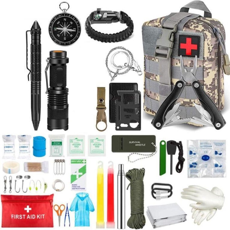 Master Medical | Multifunctional Emergency Survival Equipment with a First Aid Kit