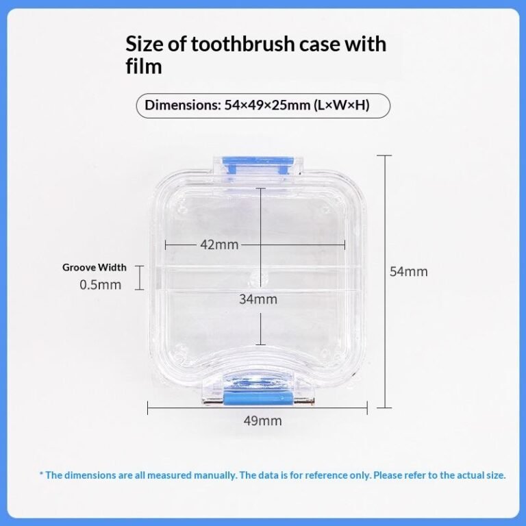 Master Medical | High-Quality Customized Dental Plastic Transparent Pillow Crown Box