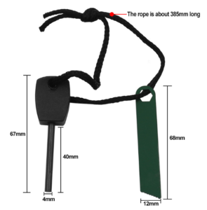 Master Medical | Portable Mini Magnesium Flint Fire Starter Master Medical | Portable Mini Magnesium Flint Fire Starter
