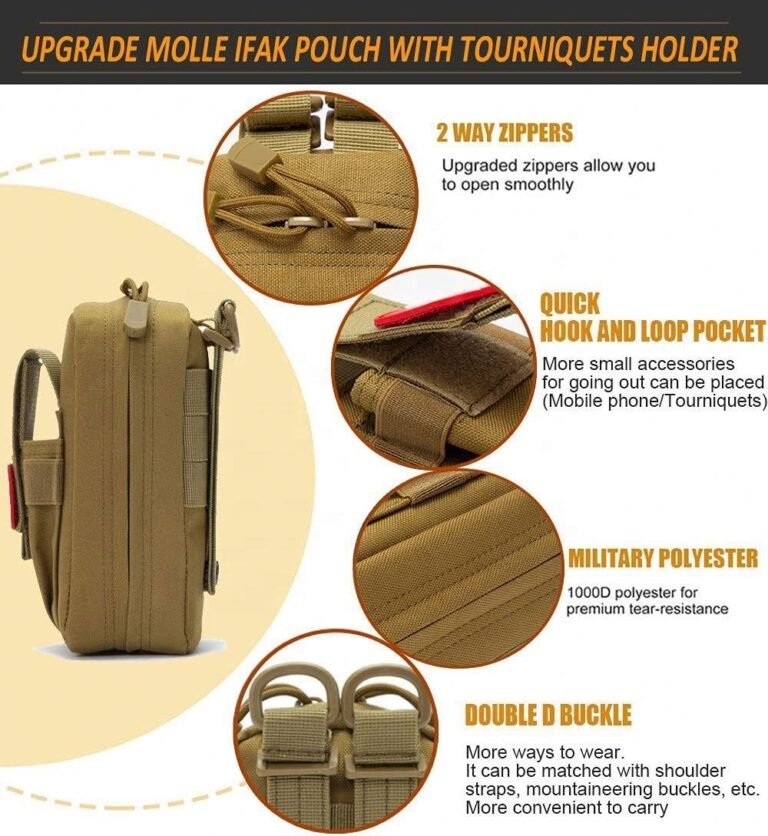 Master Medical | Survival Bag with Cross Patch IFAK Medical Pouch