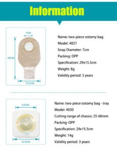 Colostomy Ostomy Bags One-piece Stoma Disposal Ostomy Bags