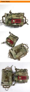 Outdoor Hiking Ifak Hunting Bag Tactical Medical Storage Bag Tactical Vest Molle Accessories Tool Belt Bag