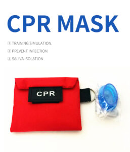 Disposable one-way valve respirator artificial mouth-to-mouth breathing mask CPR mask