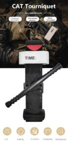 High Quality Ce Approved Plastic Rod Stop Bleeding Cat Tactical Tourniquet For Rescue Combat military Application