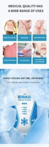 Manufacturer supplies disposable quick-cooling ice packs, first-aid ice packs for home and outdoor use, instant-cooling ice packs